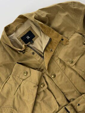 Vintage Banana Republic Safari & Travel Utility Jacket Beige Belted Men's Large